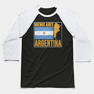 Buenos Aires Argentina, Cool Argentina Flag, Argentina Map, Argentina Baseball T-Shirt